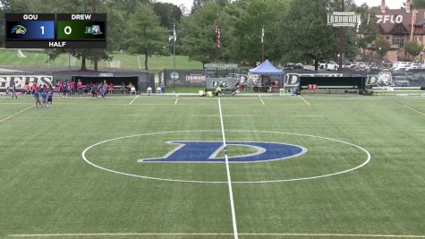Replay: Goucher vs Drew | Sep 27 @ 3 PM