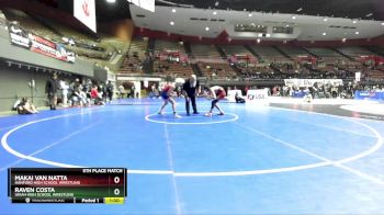 113 lbs 5th Place Match - Makai Van Natta, Hanford High School Wrestling vs Raven Costa, Ukiah High School Wrestling