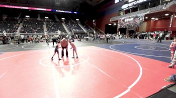 62 lbs Consi Of 8 #2 - Kinleigh Torres, Windy City WC vs Paislee Barton, Riverton USAW