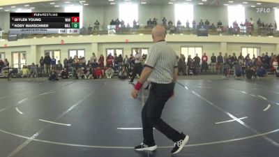174 lbs Quarterfinal - Jaylen Young, Wabash vs Kody Marschner, Millikin