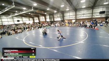 43 lbs 1st Place Match - Logan Radmall, Timpanogos vs Miles Berglund, Sanderson Wrestling Academy