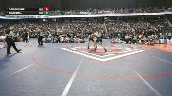 1A/2A 144 1st Place Match - Collin White, East Wilkes vs Devin Hall, Robbinsville