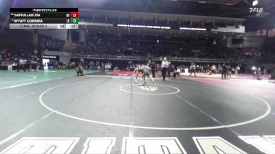 150 lbs Cons. Round 2 - Wyatt Corriea, Liberty Ranch vs Safiullah Zia, River Valley