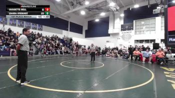 125 lbs 1st Place Match - Zahra Stewart, Orange Vista vs Sussette Bell, Rancho Cucamonga