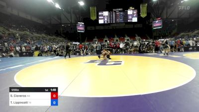 126 lbs Cons 64 #2 - Sebastian Cisneros, WA vs Trapper Lippincott, TN