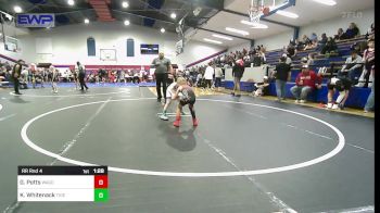 55 lbs Rr Rnd 4 - Garrett Potts, Wagoner Takedown Club vs Kade Whitenack, Tiger Trained Wrestling