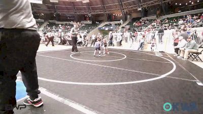 43 lbs Consi Of 8 #1 - Parks Andrews, Team Tulsa Wrestling Club vs Sutton Patrick, Fort Gibson Youth Wrestling