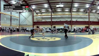 175 lbs Cons. Round 3 - Ryan Meier, Blair Academy vs Kalob Ybarra, Pomona