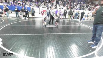 49 lbs Consi Of 8 #2 - Barrett Perkins, Owasso Takedown Club vs Weston Wells, Berryhill Wrestling Club
