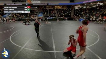 120 lbs Cons. Round 3 - Jaedn Gallagher, Linn-Mar vs Aiden Kiesey, Linn-Mar