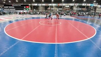 138 lbs Champ. Round 1 - Natalie Dreiske, Lemmon vs Gabby Werdel, Miller AAU