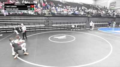 3A 120 lbs Cons. Round 2 - Trey Larsen, Morgan vs Brevan Miller, Juab