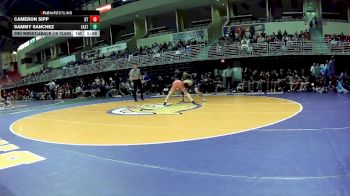 126 lbs 2nd Wrestleback (16 Team) - Sammy Sanchez, Cheyenne East vs Cameron Sipp, Doniphan-Trumbull