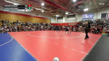165 lbs Semifinal - Stephen Whisler, Portsmouth vs Jacob Critchfield, Hollis Brookline