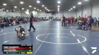 116 lbs Quarterfinal - Teddy MacGregor, Chippewa Hills Youth vs Evan Wachner, Eastern Region Affiliated