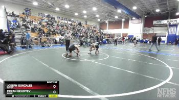 120 lbs Cons. Round 2 - Mekan Geldiyev, Irvine vs Joseph Gonzales, Edison