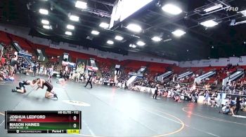 112 lbs Champ. Round 3 - Mason Haines, Montrose vs Joshua Ledford, Ares