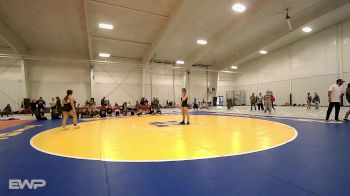 138 lbs Rr Rnd 1 - Stormy McBride, Newkirk Girls vs Mackenzie Flores, Sand Springs JH Girls