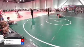 138 lbs Consi Of 16 #2 - Raul James Martinez, Snake Pit WC vs Lucian Simpson, Grindhouse WC