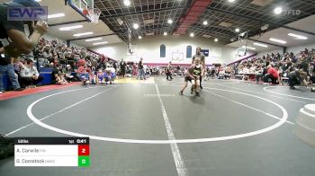 52 lbs Round Of 32 - AJ Carwile, Pin-King All Stars vs Greyson Comstock, Broken Arrow Wrestling Club