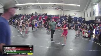 107/115 Round 2 - Annika Pelaez, C2X vs Madelyn Ross, West Wateree Wrestling Club