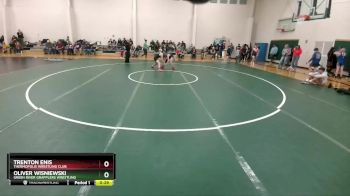 102 lbs Cons. Semi - Trenton Enis, Thermopolis Wrestling Club vs Oliver Wisniewski, Green River Grapplers Wrestling