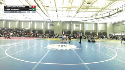 165 lbs Consi Of 8 #2 - Josue Lamb Alvarado, Plainville vs Max Saunders, Fairfield Ludlowe