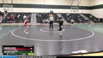 92 lbs Cons. Round 2 - Nathan Calvert, Southlake Dawson vs Carson Smith, Keller Trinity Springs