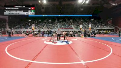 4A-138 lbs Champ. Round 1 - Caden Polson, Laramie vs Brayden McMullan, Green River