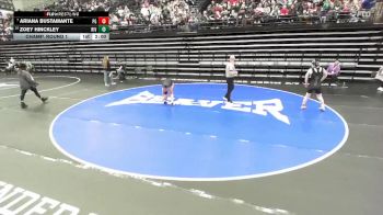 6A 125 lbs Champ. Round 1 - Ariana Bustamante, Pleasant Grove vs Zoey Hinckley, Riverton