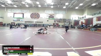 107 lbs Cons. Round 7 - Raelynn O`Connor, Salmon vs Rhiley Lees, LaGrande