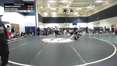 115 lbs Cons. Round 2 - Neiman Ollendorff, Pounders WC vs Jesus Pastrana, Elsinore