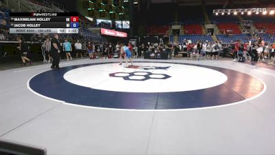 100 lbs Champ. Rd Of 32 - Maximilian Holley, OH vs Jacob Holley, MI