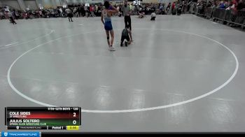 120 lbs Cons. Round 7 - Cole Sides, 3F Wrestling vs Julius Soltero, Spring Klein Wrestling Club