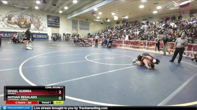 138 lbs Cons. Round 3 - Ismael Guerra, Downey vs Nathan Regalado, Centennial-Corona