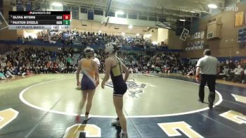 110lbs 1st Place Match - Olivia Myers, Goldendale (Girls) vs Paxton Steele, Harrisburg (Girls)