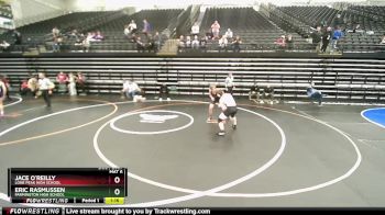 178 lbs 1st Place Match - Eric Rasmussen, Farmington High School vs Jace O`Reilly, Lone Peak High School