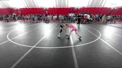 69 lbs Quarterfinal - Hazel Anderson, West Salem Bangor Wrestling vs Piper Ayala, Team Nazar Training Center