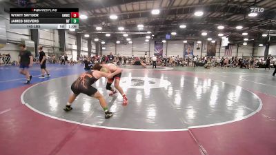 145 lbs Rr Rnd 1 - Wyatt Snyder, Gold Medal Wrestling Club - Easton vs James Sievers, MF Army