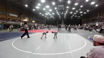 57 lbs 3rd Place - Adrain Vigil, Montrose Elite vs Macklin Baird, Elbert County Wranglers