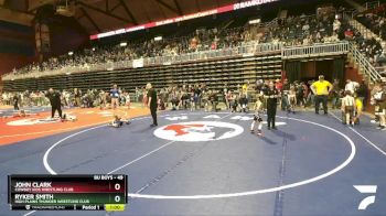 49 lbs Champ. Round 2 - Ryker Smith, High Plains Thunder Wrestling Club vs John Clark, Cowboy Kids Wrestling Club