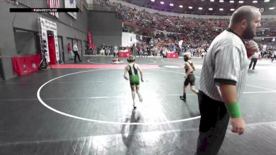 69 lbs Champ. Round 2 - Baylor Blaken, Melrose-Mindoro vs Beau Baxter, Oregon Wrestling Club