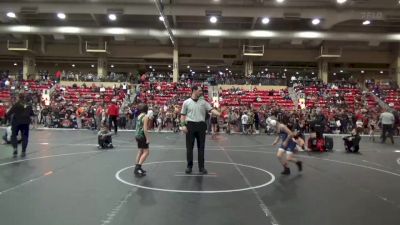 76 lbs Champ. Round 1 - Owen Taylor, SlyFox Wrestling Academy vs Kayvin Bellew, Mulvane Wrestling Club