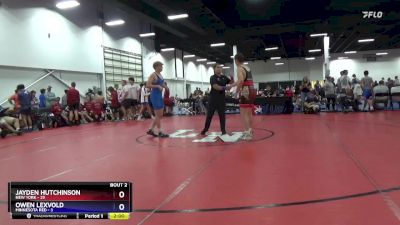 165 lbs Round 1 (8 Team) - Jayden Hutchinson, New York vs Owen Lexvold, Minnesota Red