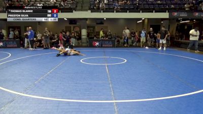 88 lbs Cons. Quarters - Thomas Blanke, The Wrestling Academy vs Preston Silva, Ruthless Wrestling Club