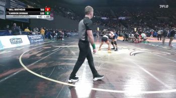 5A Boys 150 lbs Quarterfinal - Carson Doman, Canby Boys vs Bill Matheus, Thurston Boys