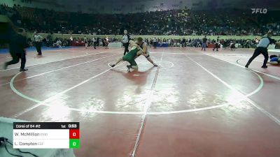 200 lbs Consi Of 64 #2 - Weston McMillion, Enid Junior High vs Luke Compton, Edmond Santa Fe