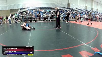 71 lbs Semifinal - Cruz Peterson, MI vs Vince Bowman, OH