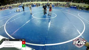 73 lbs Round Of 16 - Giovanni Barteau, 580Elite Wrestling Club vs Krew Province, Oklahoma Wrestling Academy