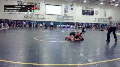 140 lbs Champ. Round 2 - Taylor Holliday, Southridge vs Sofie Baldridge, Silverton